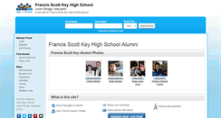 Desktop Screenshot of francisscottkeyhighschool.org